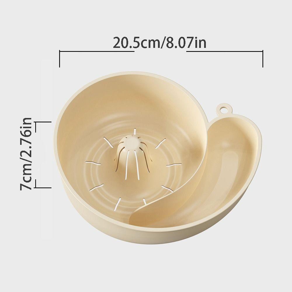 Snail Shape Vegetable Washing Basin Creative Fruit Storage Basket  Fruit Strainer