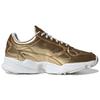 Adidas Falcon Gold Metallic Crystal White Women's Sneakers FV4318