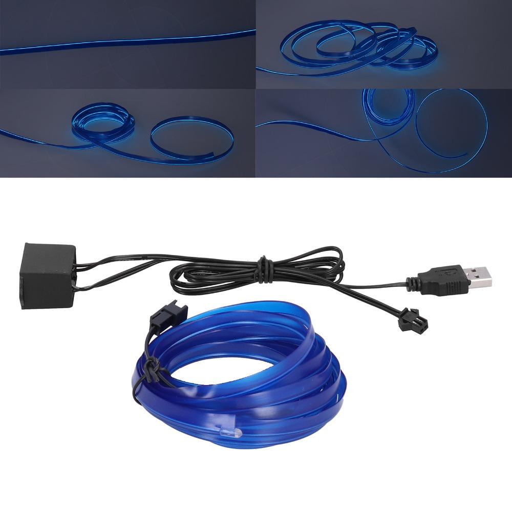 Blue Car Ambient Light 9.8ft Light Strip Easy Install Car LED Light Strip Console