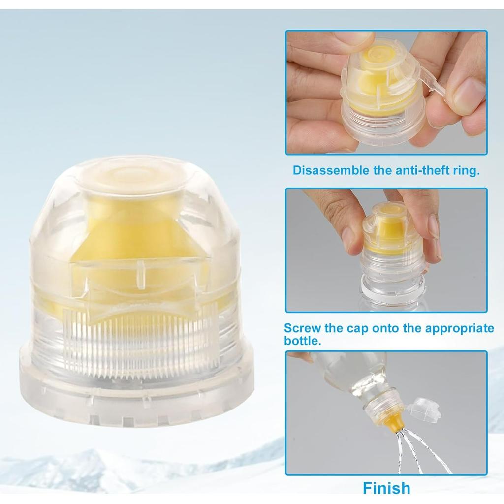 Push Pull Replacement Caps for 28 Mm Water Bottle 40 Pcs Colorful Flip Cover Plastic Replacement Lids for Sport Water Bottle CompatibleOutdoor Sports