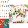 Christmas Cake Decorations With Small Flags For Festive Cake Design And Party Supplies
