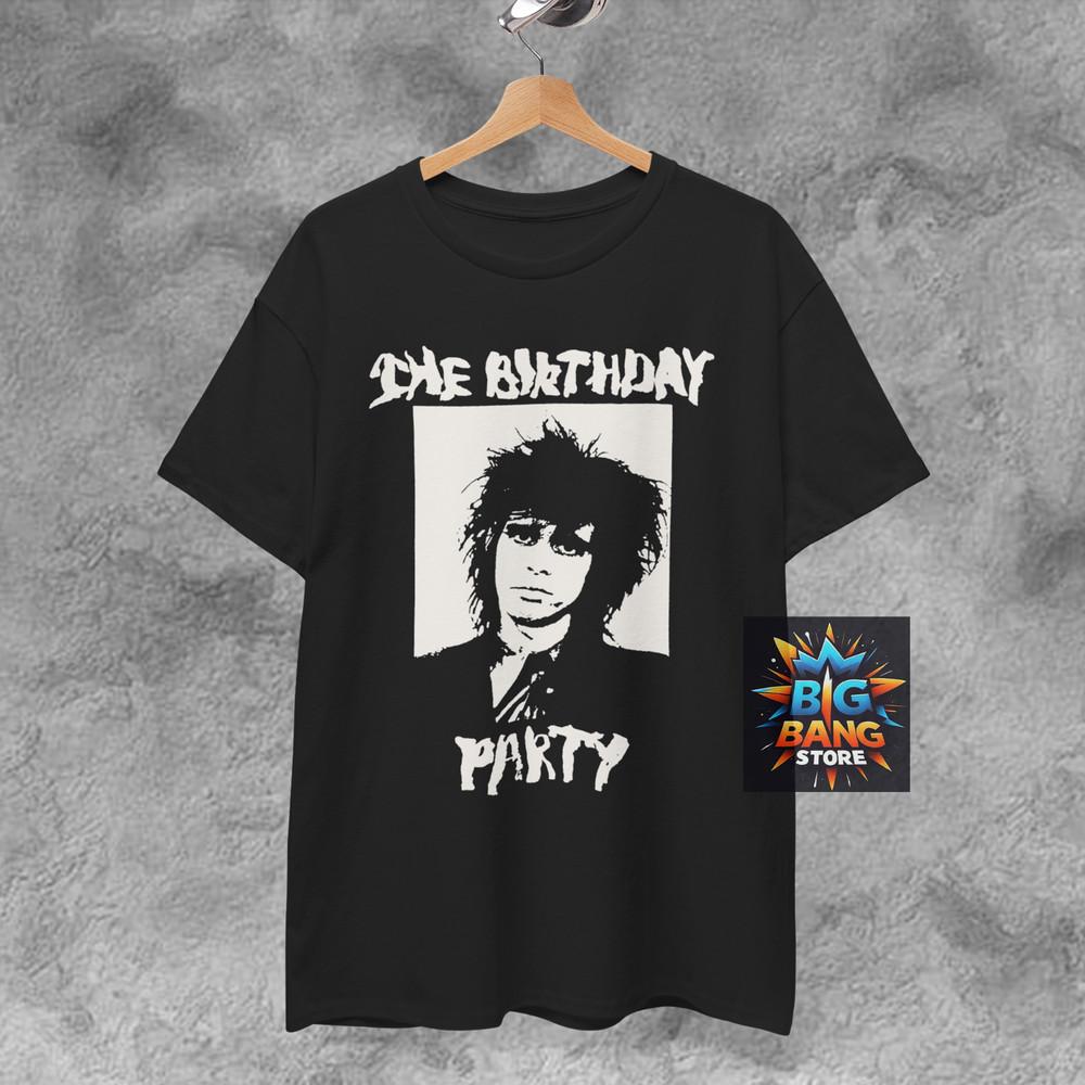 The Birthday Party Tshirt  Nick Cave Goth Post Punk, Unisex Tee