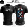 T-shirt Ss Brothers Microfiber eyelet Silkscreen Printed Premium T-Shirt Ufc
