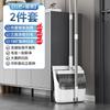 Soft Bristle Broom Dustpan Set Kitchen Bathroom Hard Floor Cleaning Tool