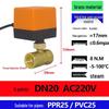 Electric Copper Ball Valve, Two/Three-Way Control, for 220V, 12V, 24V Systems - Ideal for AC, Fan Coil, Solar Applications, 4-Point Connection