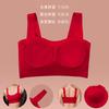 Marrying In the Year of One's Birth, Big Red Bra Set, Small Chest Gathered, Top Support Bra (bra Underwear)
