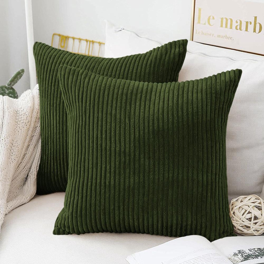 70x70 65x65Large Size Corduroy Pillow Cover Soft Plush Flannel Cushion Cover Fluffy Couch Pillow Case for Sofa Living Room Decor