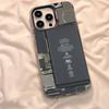 Creative Circuit Board Pattern Phone Case For iPhone 17 Air 16 15 14 11 12 13 Pro Max Plus X XR XS Colored Silver Hard Cover