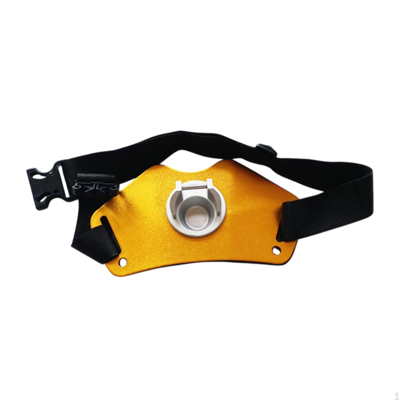 

Fishing Fighting Waist Belt Rod Holder Sturdy Aluminum Alloy Adjustable Portable