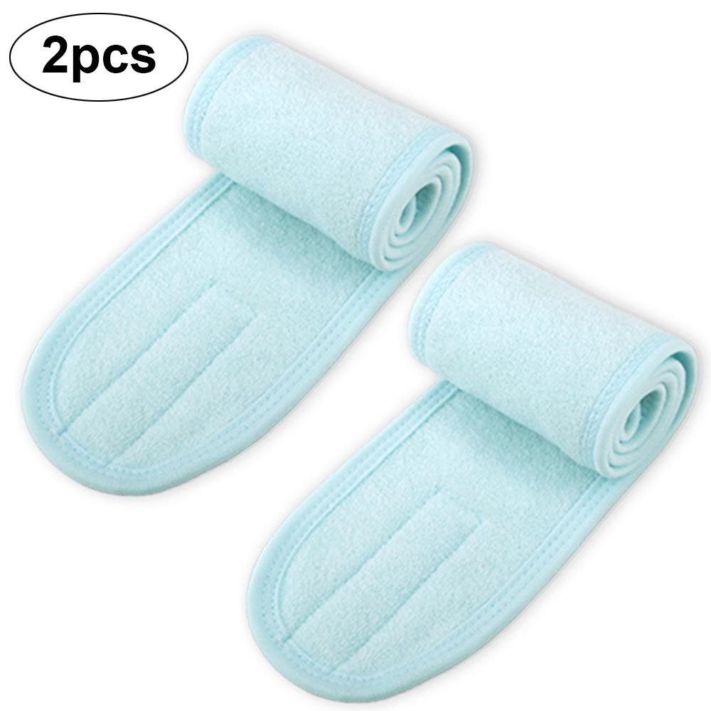 4 Fasce Per Il Viso In Microfibra Con Chiusura In Velcro - Fascia Per Lavaggio Viso, Beauty, Sport, Yoga E Doccia - Morbide E Regolabili