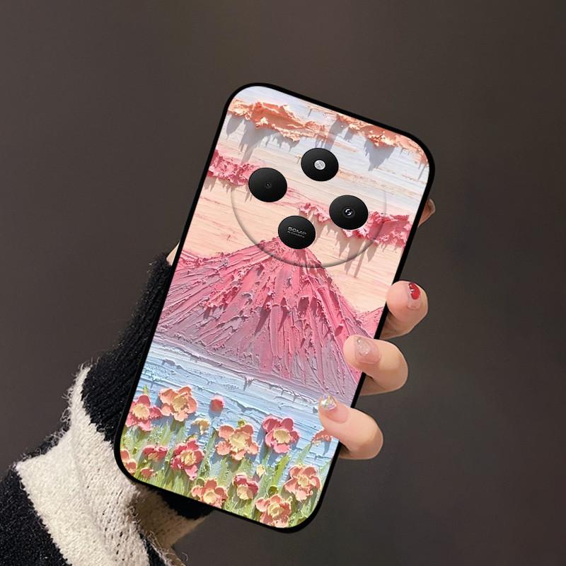 Für Redmi 14C 4G Weiche Hülle 14R Stilvolle Cartoon-Bemalte TPU-Silikon-Handyhülle Für Xiaomi Poco C75 4G 5G Stoßfeste Coque Hüllen