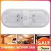 10-24V 48 LED Dome Roof Ceiling Lamp 4000-4500K with Switch RV Roof Ceiling Lamp Camper Reading Light for Camper Yacht Motorhome