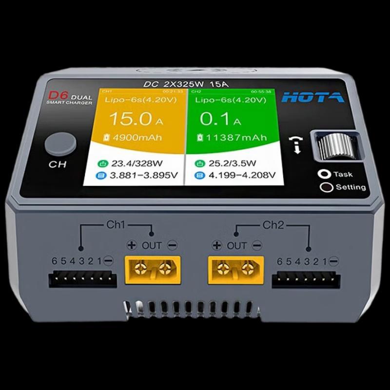 HOTA D6 Pro 200W Dual Channel Li-Po Battery Charger