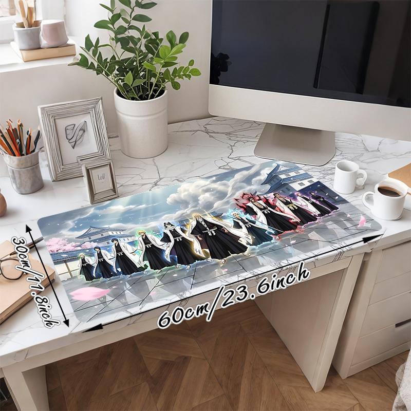1Pc Fantasy School Uniforms Gaming Mouse Pad Keyboard Desk Mat Non-slip Rubber Lock Edge Waterproof Computer Mousepad for Office Home Decor Y160