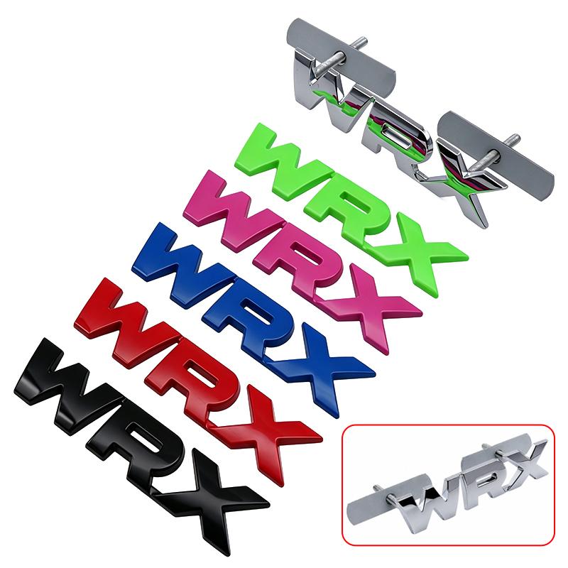 3D Car Front Grille Emblem High Quality Durable Auto Modification Sticker for WRX XV STI Outback Legacy Forester Impreza