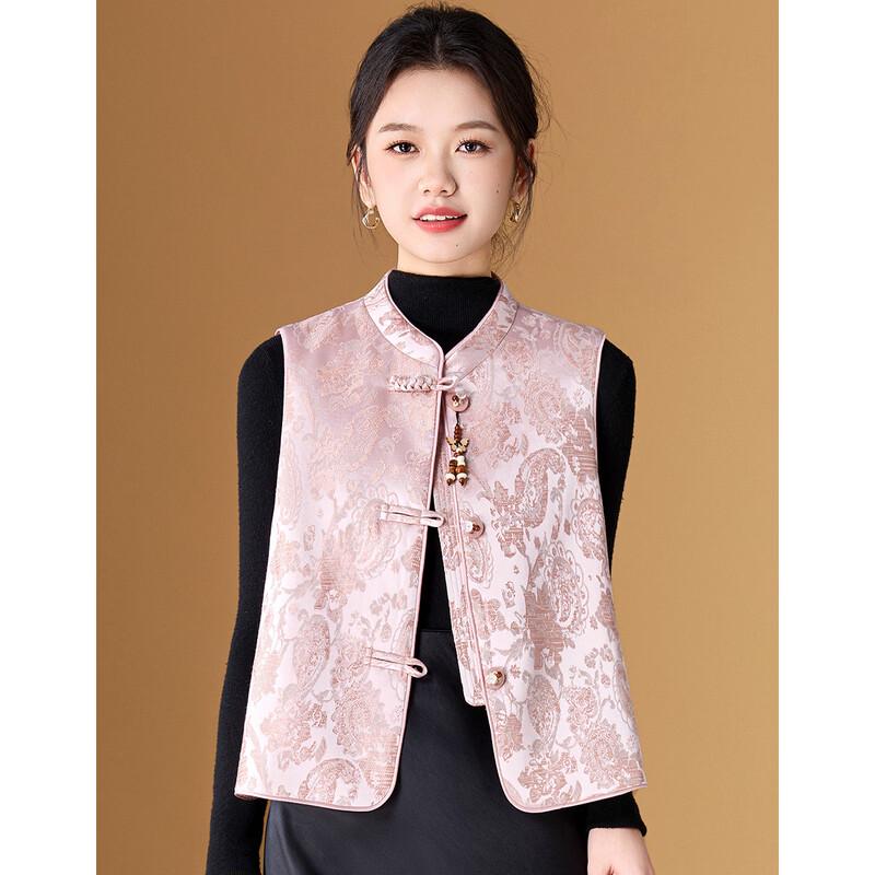 Meilannie Retro Embroidered Cotton Vest