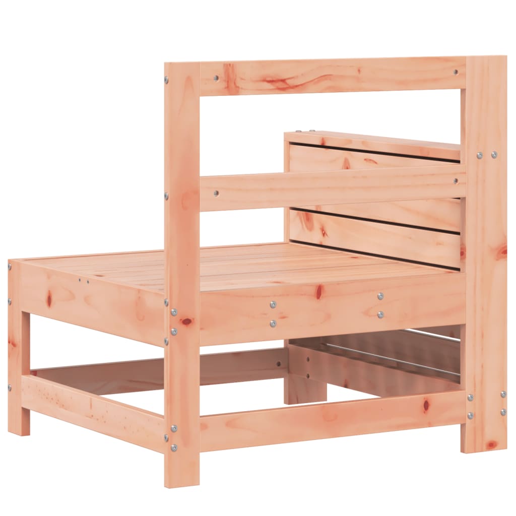 Garden Sofa with Armrests 69 X 62 X 70.5 Cm Solid Douglas Fir Wood