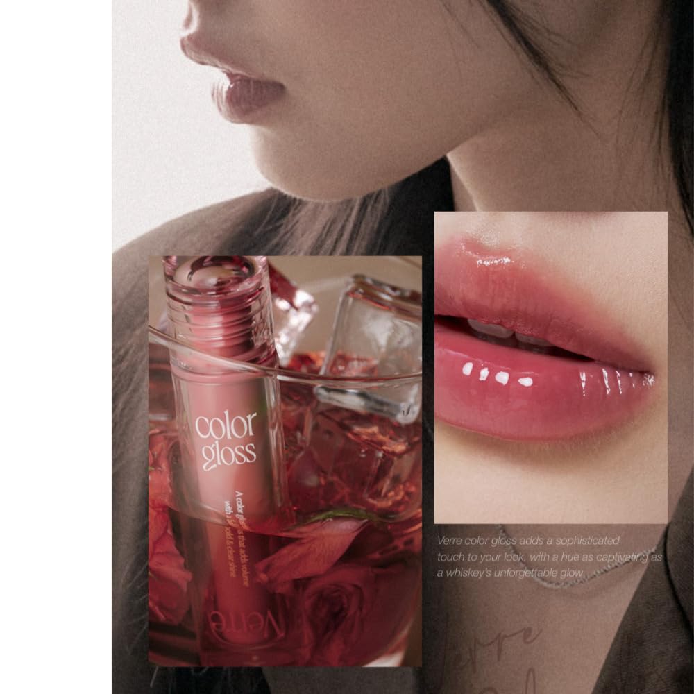 Too Cool for School Verre Color Gloss Red Korean Lip Gloss 2.6g (#5 Oak) - Cosmetics, Makeup, Tint,