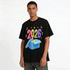 2026 Surprise Box Print Trendy Casual Loose Fit Short Sleeve Top Pure cotton T-shirt