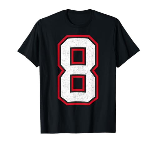 

Number Eight 8 T-shirt