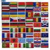 Europafahne Aufnäher: Östliche, Westliche, Südliche, Zentraleuropa Besticktes Stoffetikett, Zweiseitiger Nationalflaggen-Aufkleber.
