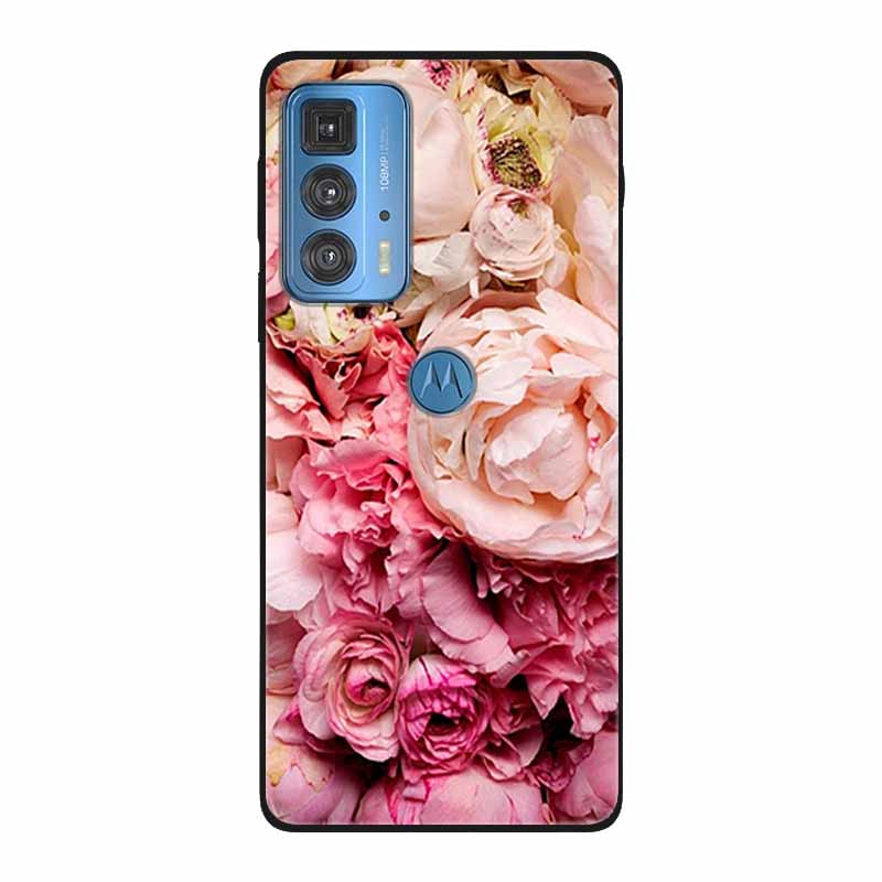 Dla Motorola Moto Edge 20 Pro Lite 5G Case odporny na wstrząsy miękki silikon TPU tylna pokrywa dla Moto Edge20 Fusion Pro etui na telefony śliczne