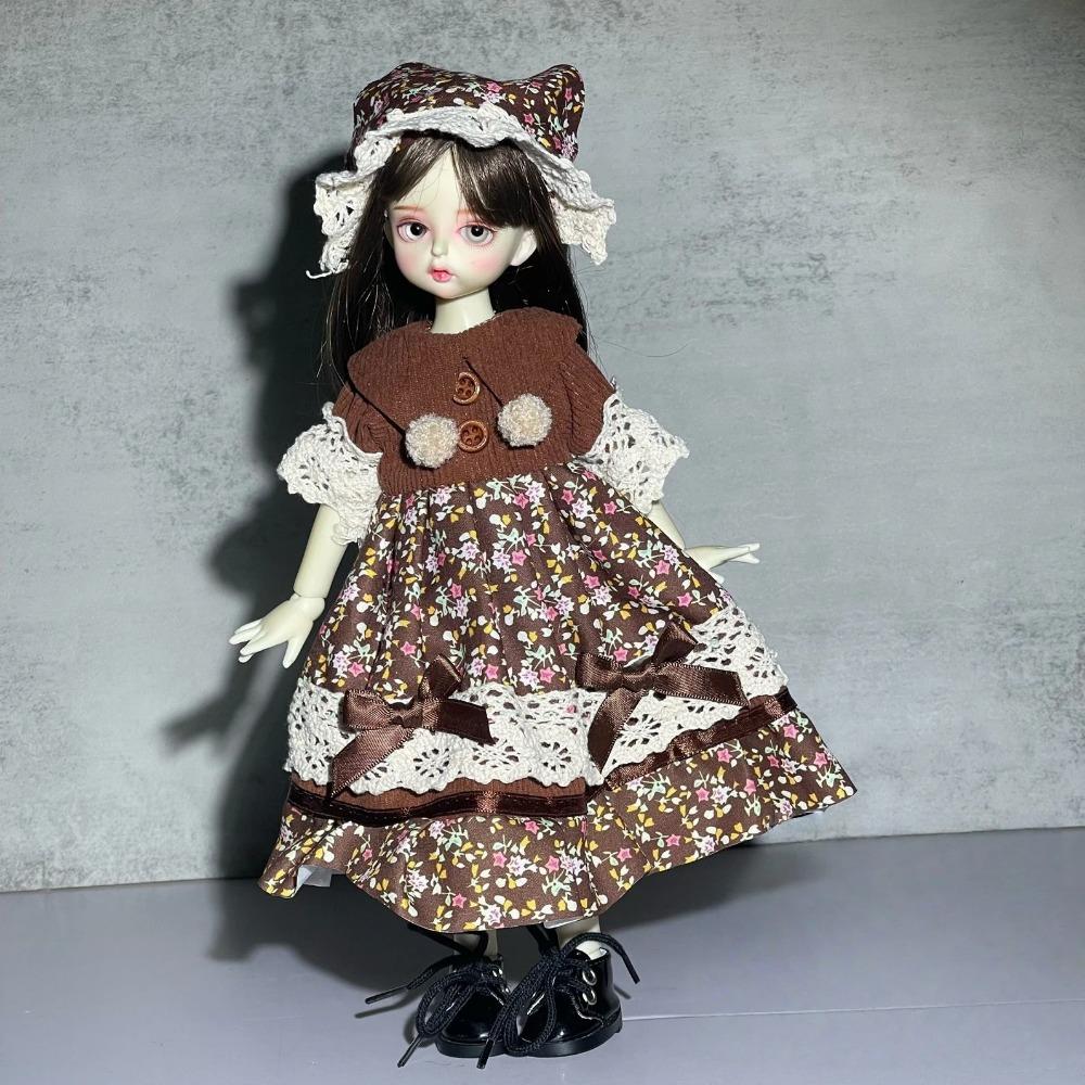 Niedliches 30cm Puppenoutfit Ersatzkleidung 1/6 BJD Puppe Prinzessinnenkleid Set Sweet Lolita Dienstmädchenkleidung Puppenzubehör Mädchengeschenk