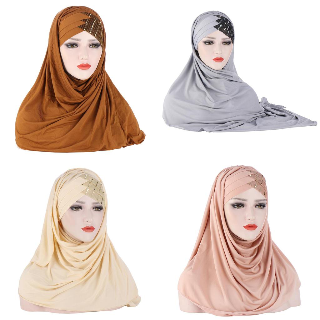 Polyester Turtleneck Hat With Milk Silk Forehead Glitter For Allseason Wear