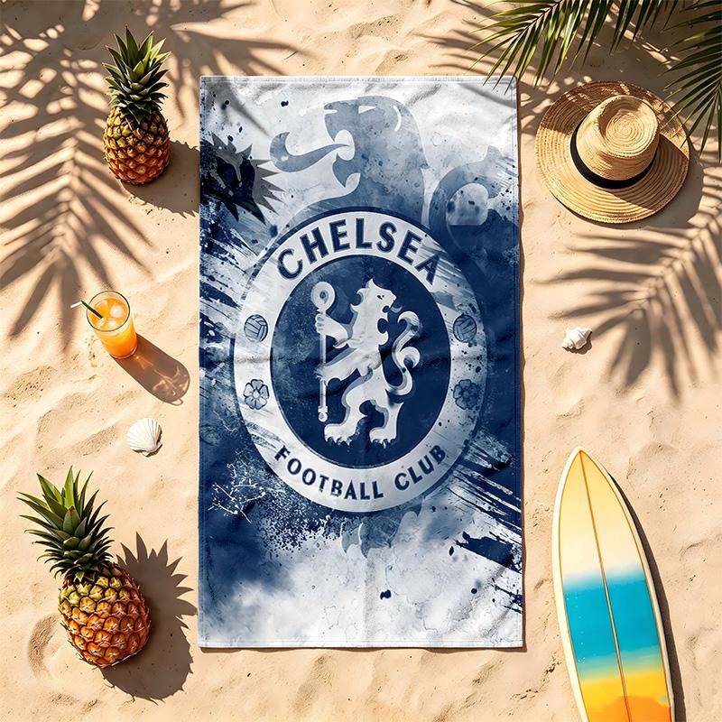 Chelsea FC (1) Theme Beach Towel Sand Resistant Soft And Comfortable Suitable For The Pool Camping Yoga And Diving A Travel
