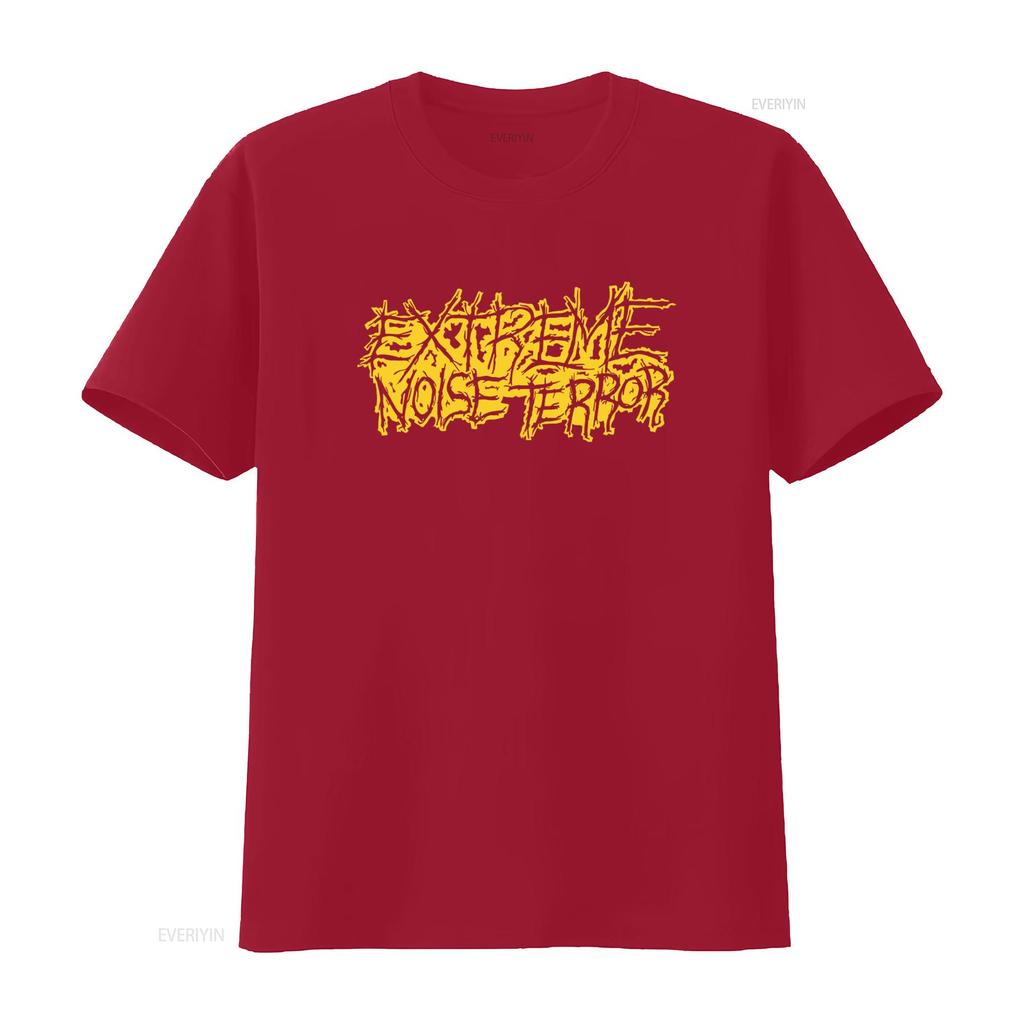 Maglietta Crust Punk UK Anni '80 Extreme Noise Terror per Rock Band Stile Streetwear vintage Lavata Comoda Versatile Casual Morbida