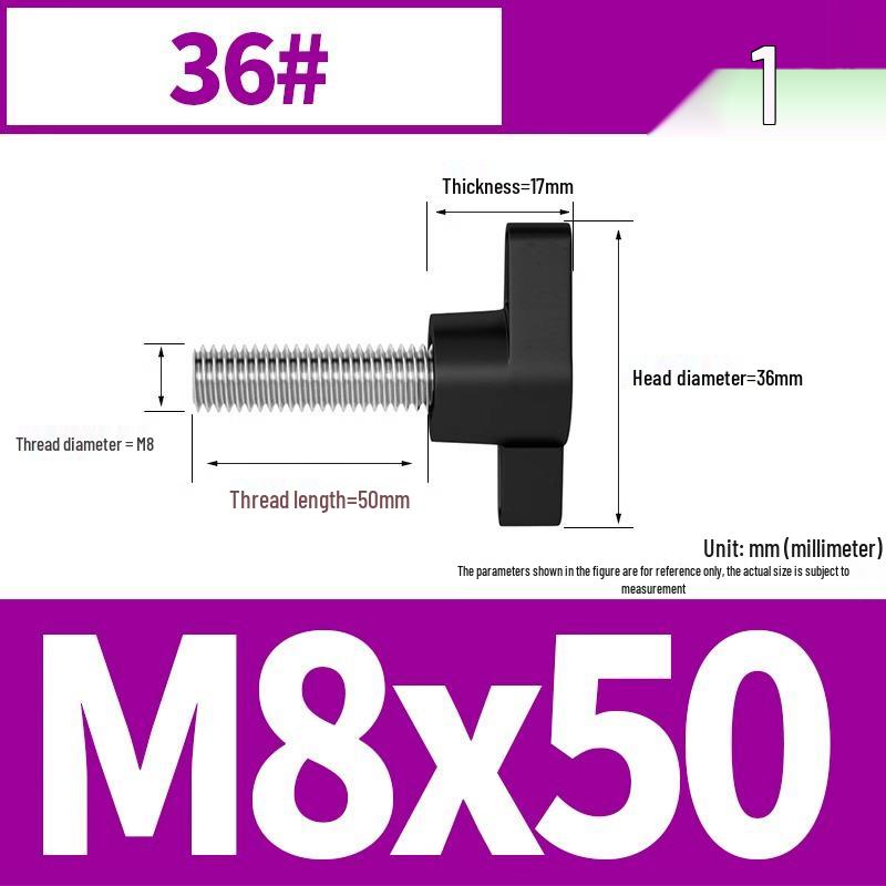 Stainless Steel Z-Type T-Handle Slotted Screw with Plastic Head (M4/M5/M6/M8)
