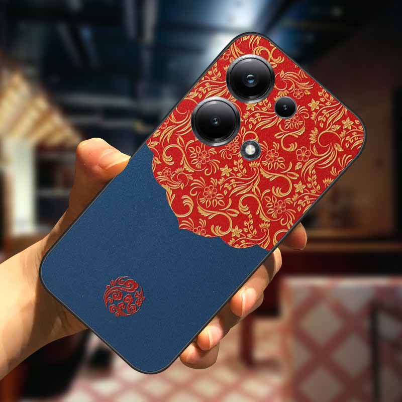 For Xiaomi Redmi Note 13 13pro 5G Case 3D Relief Flower Emboss Soft Silicone Cover For Redmi Note 13 pro Plus Owl interest Cases
