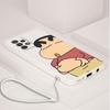 Phone Cover Case for Samsung Galaxy A50 A56 A71 A73 A05 A06 A04 A02s A53 A03 A30s A20s Cute Crayon Shin-chan