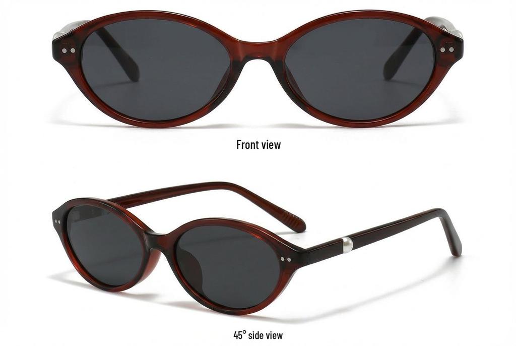 KAJILA Fashion 2026 Oval Small Frame Polarized Sunglasses - Women's Trendy & Versatile Sun Protection