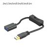Data Sync Line USB3.0 Extender Cord USB Extension Cable Wire with ON OFF Switch