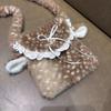 Fuzzy Tote Bag for Women Plush Reindeer Animal Shoulder Bag Large Fluffy Deer Purse