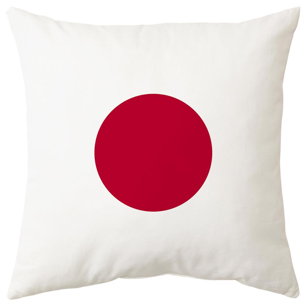 World Cup Pillow Flag National Pattern Printed Pillow Cover Seat Cushion Bedside Cushion Holiday Gift