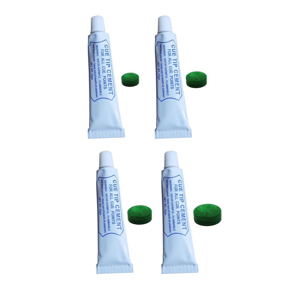 Billiard Cue Stick Tip Maintenance Set Pu Glue Replacement Parts Pool Accessories For Beginners Enthusiasts
