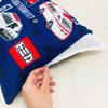 MORIPiLO Tomica Pillowcase Emergency Vehicle Soft Peach Junior Size for Plush Toy Police Fire by Morishita Makura (Tomica Skin) Kids, Blue, 35x50cm,