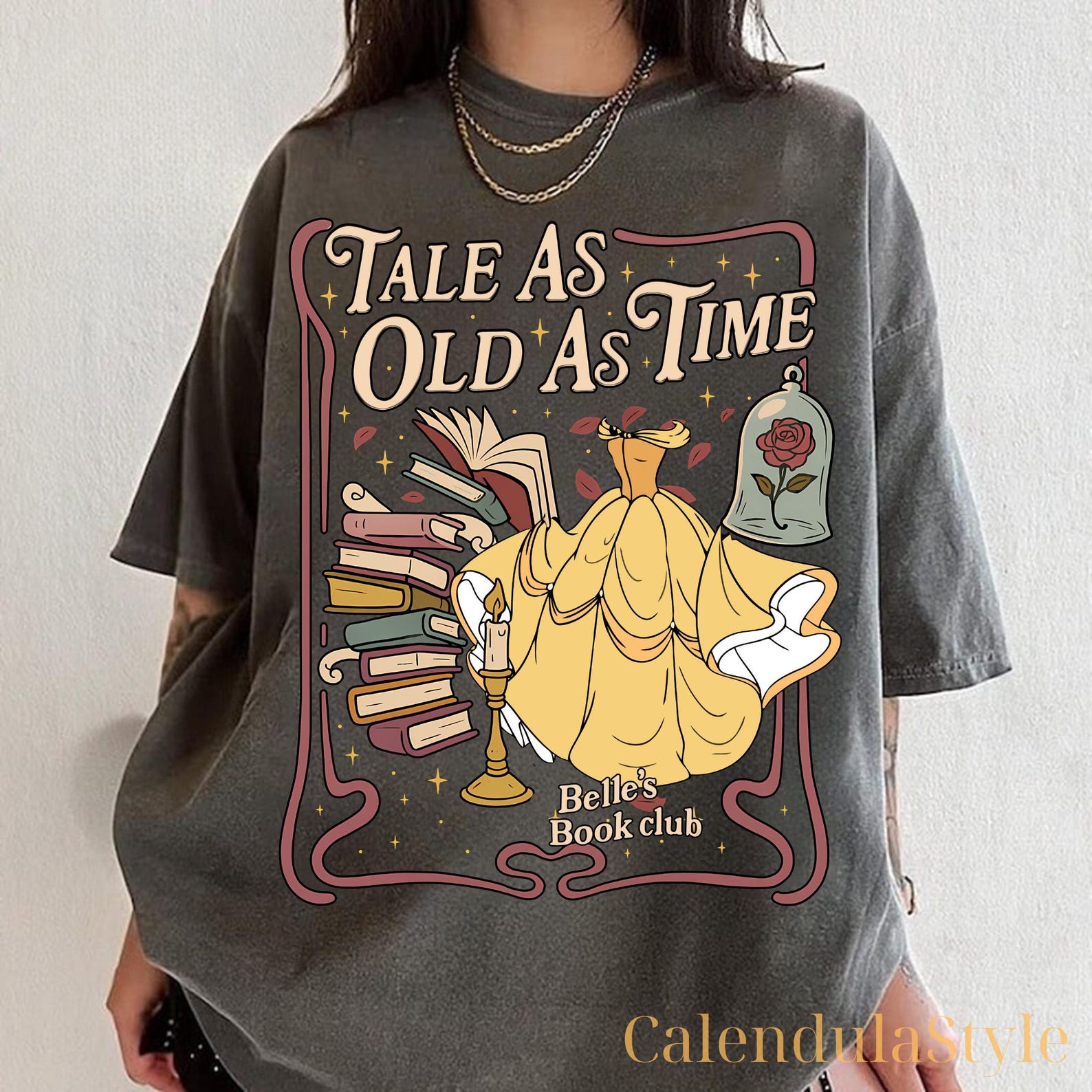 Tale As Old As Time Belle s Book Club, Beauty And The Beast, Belle s Book Club, Book Lover Shirt, Belle Princess Tee, Bookish Reading L