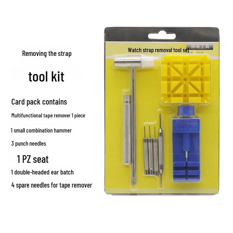 

Набор инструментов для ремонта часов из 147 предметов: Замена ремешка, снятие чехла, чистка и обслуживание
