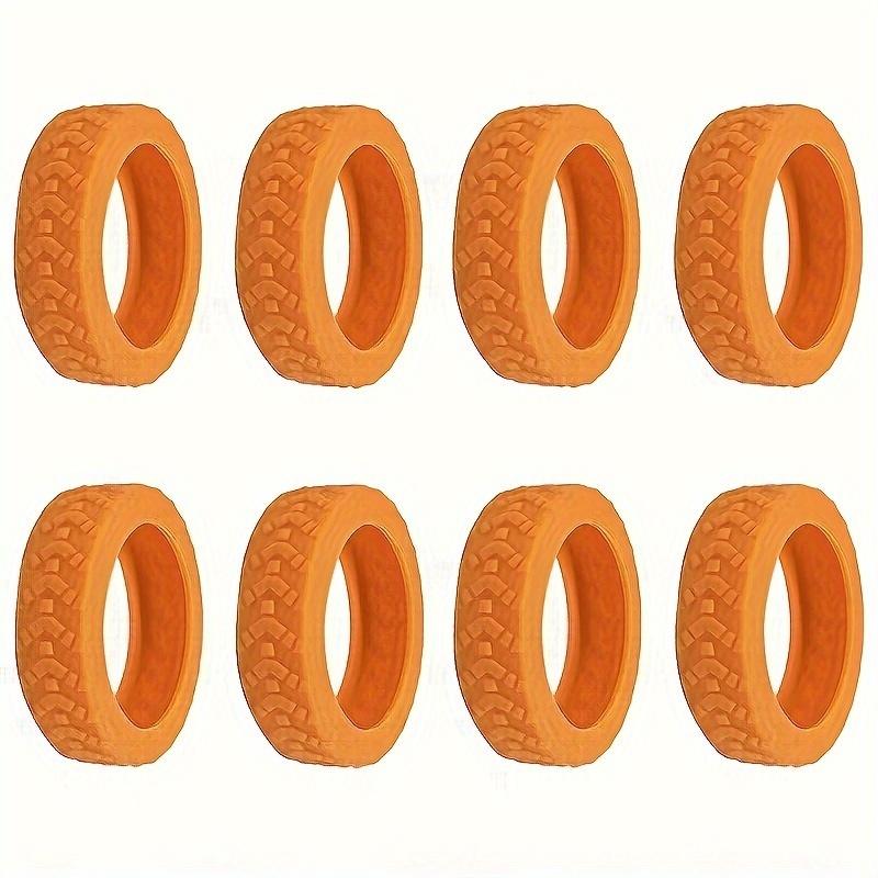 8-Piece Luggage Wheel Protective Cover Silent Silicone Cover And Universal Noise Reduction Accessories Thicken Texture Silicone