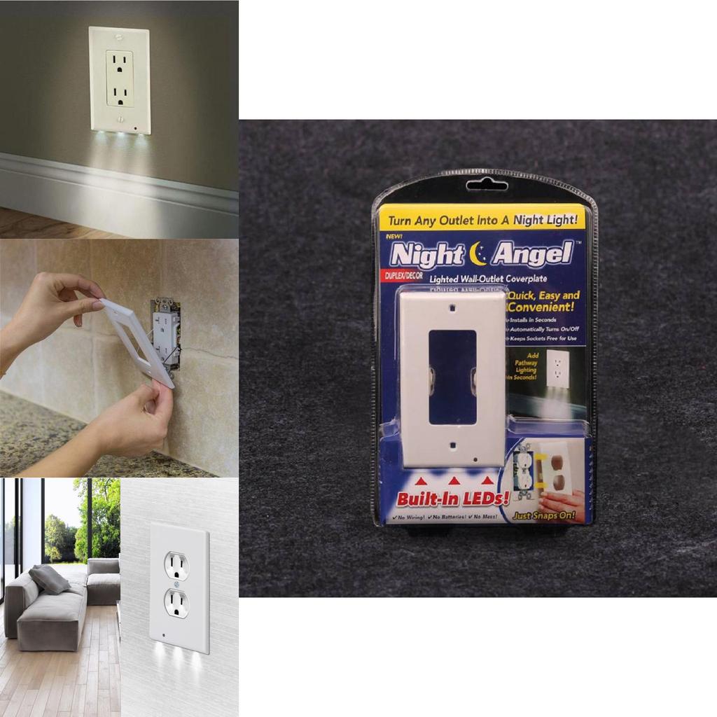 Modern Geometric Small Night Light With Touch Sensing For Home Bedroom Decor