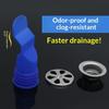 Floor Drain Anti Odor Smell Sinks Sewer Pipe Silicone Stopper Waste Hair Clogging Water Filter Bathroom Kitchen Toilet Strainers