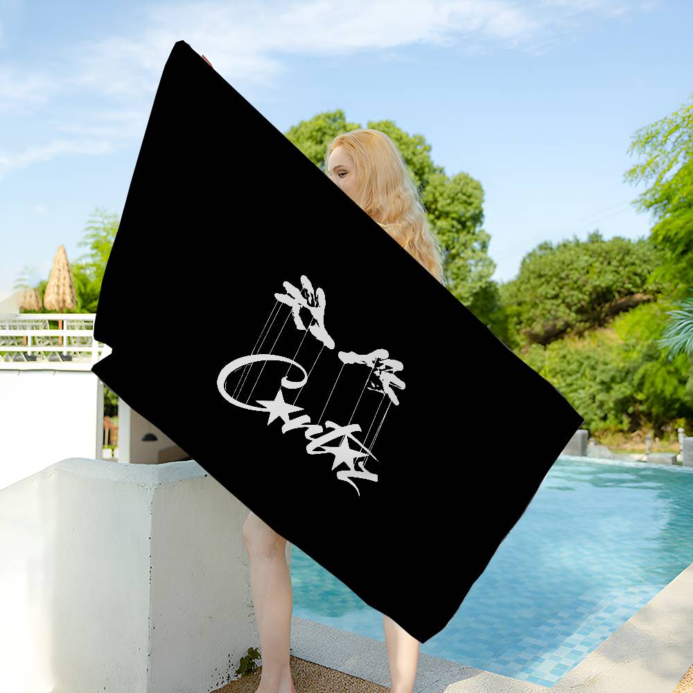 Hot Fashion C-Corteizs Anime Beach Swimming Towel Soft Absorbent Washcloth Children's Gifts For Kids Travel Camping Gym