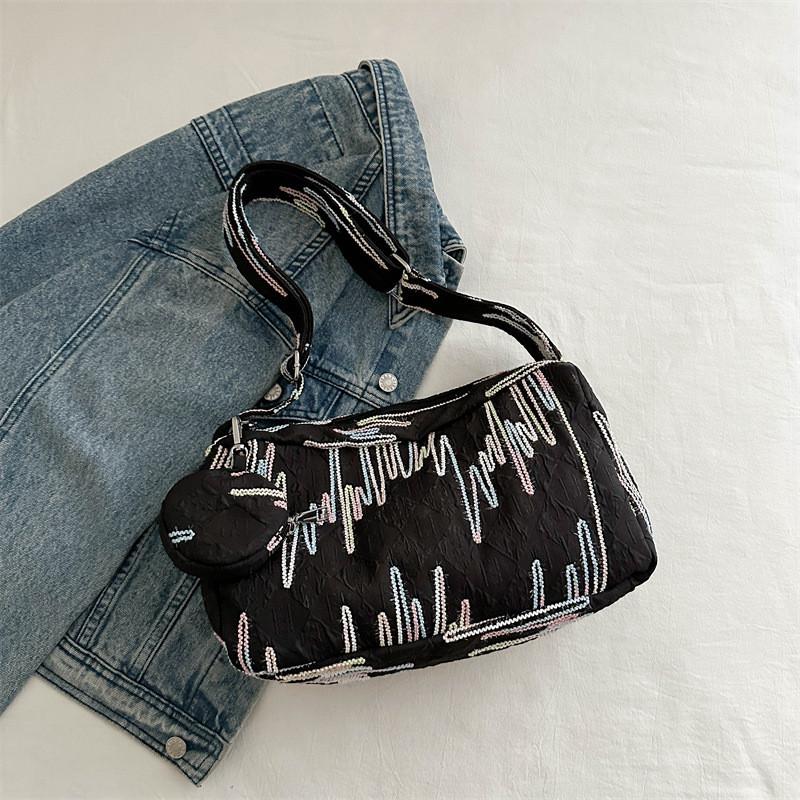 Trendy Large Capacity Tote Bag For Women Stylish Unique Design Summer Crossbody Purse