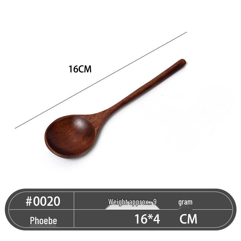 Japanese Style Camphor Wooden Spoon for Soup & Honey Stirring