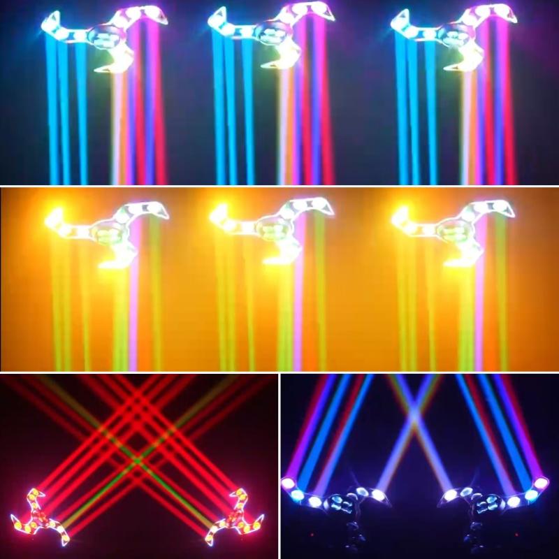 RGBW Disco Lights Stage DJ Party Light LED 120W Beam Strobe Lamp For Party Club Home Holiday Decoration