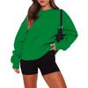 Women's Fashion Long Sleeve Crewneck Sweatshirt Top for Casual Everyday Wear