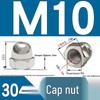 304 Stainless Steel Decorative Cap Nut with Integrated Ball Head DIN1587